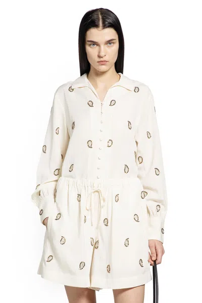 Polo Ralph Lauren Beaded Paisley Top In Neutral