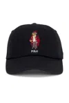 Polo Ralph Lauren Polo Bear-motif Baseball Cap In Polo Black