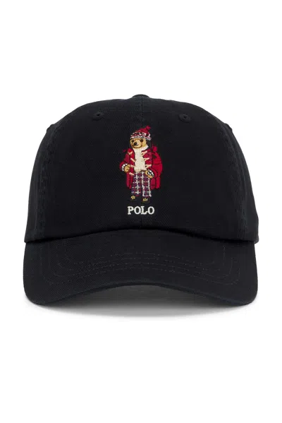 Polo Ralph Lauren Bear Cap In Polo Black