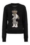 Polo Ralph Lauren 'polo Bear' Openwork Sweater