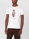 Polo Ralph Lauren Mens White Polo Bear Graphic-print Cotton-jersey T-shirt Xxl In White
