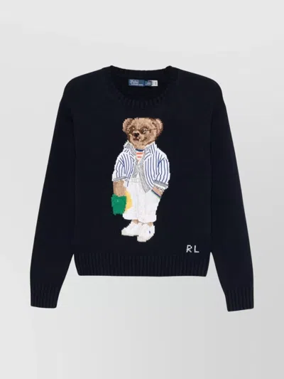 POLO RALPH LAUREN BEAR CREW NECK KNITWEAR