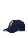 Polo Ralph Lauren Bear-embroidered Baseball Cap In Blue