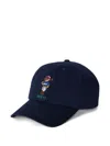 Polo Ralph Lauren Boys 8-20 Polo Bear Cotton Twill Ball Cap In Blue