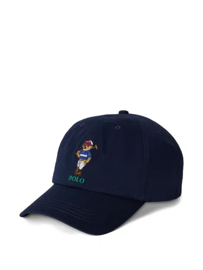 POLO RALPH LAUREN BEAR-EMBROIDERED BASEBALL CAP