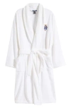 Polo Ralph Lauren Bear Embroidered Terry Cloth Robe In White