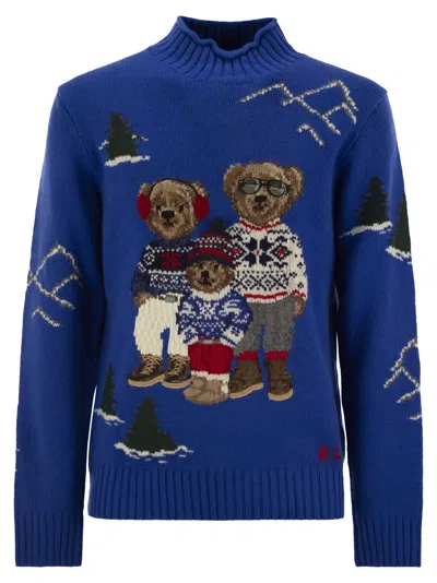 Polo Ralph Lauren Bear Family Polo Shirt In Multi