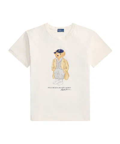 POLO RALPH LAUREN BEAR-GRAPHIC COTTON T-SHIRT