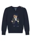 Polo Ralph Lauren Bearsweater-sweater-pullover In Blue