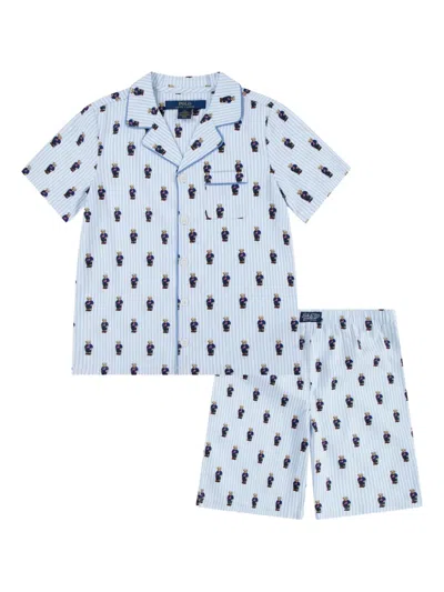 POLO RALPH LAUREN BEAR-MOTIF PYJAMAS