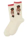 Polo Ralph Lauren Bear-motif Socks In White