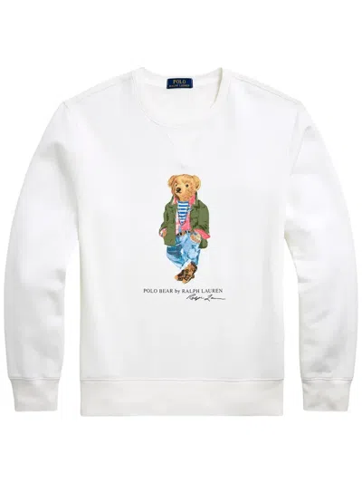 POLO RALPH LAUREN BEAR-MOTIF SWEATSHIRT