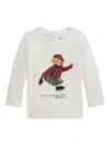 Polo Ralph Lauren Bear-motif T-shirt In White