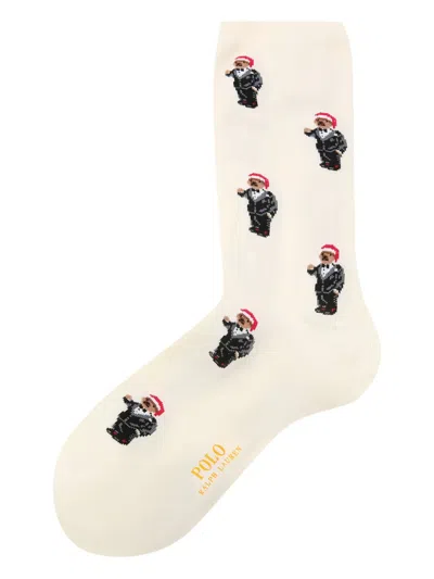 Polo Ralph Lauren Bear-pattern Socks