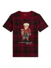 Polo Ralph Lauren Checked T-shirt In Red