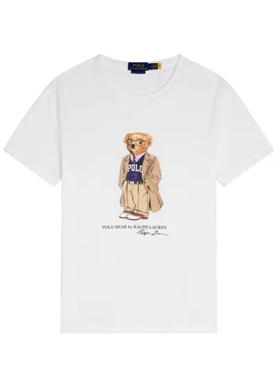 POLO RALPH LAUREN POLO RALPH LAUREN BEAR-PRINT COTTON T-SHIRT