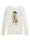 Polo Ralph Lauren Logo Long-sleeve T-shirt In White