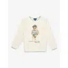 Polo Ralph Lauren F25 Nevis Bear Bear-print Crewneck Cotton-blend Sweatshirt 6-14 Years