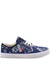 Polo Ralph Lauren Bear-print Low-top Sneakers In Black