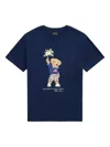 Polo Ralph Lauren Kids' Polo Bear Graphic T-shirt In Blue