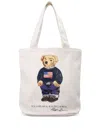 Polo Ralph Lauren Bear-print Tote Bag In White