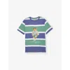 Polo Ralph Lauren Polo Bear Striped Cotton Jersey Tee