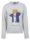 Polo Ralph Lauren Ls Cable Cn-long Sleeve-pullover Sweatshirts Grey In Gray