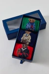 Polo Ralph Lauren Bear Trouser Sock Gift 3-pack, Men's At Urban Outfitters In Multi