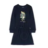 Polo Ralph Lauren Bearfleecedr Dresses In Blue