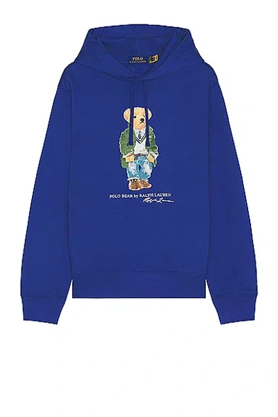 Polo Ralph Lauren Bears Hoodie In Sp24 Beach Royal Hrtg Bear