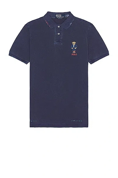 Polo Ralph Lauren Bears Polo In Newport Navy Truck Bear