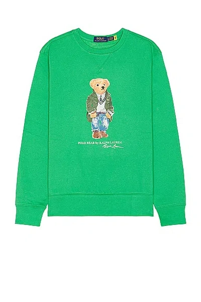 Polo Ralph Lauren Bears Sweater In Sp24 Tiller Green Hrtg Bear