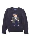 Polo Ralph Lauren Bearsweater-sweater-pullover In Blue