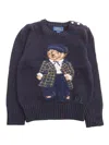 Polo Ralph Lauren Bearsweater-sweater-pullover In Blue