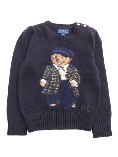 POLO RALPH LAUREN BEARSWEATER-SWEATER-PULLOVER