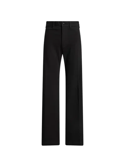 Polo Ralph Lauren Beaton Belt-loops Trousers In Black
