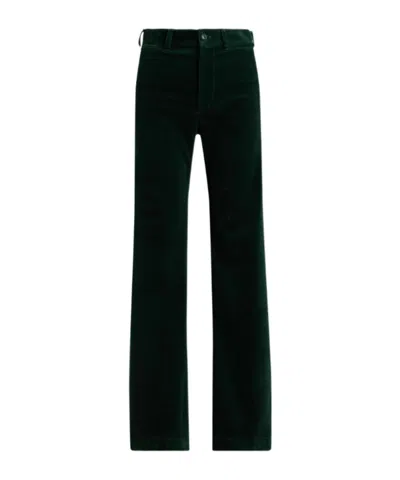 Polo Ralph Lauren Beaton Corduroy Flared Trousers In Green