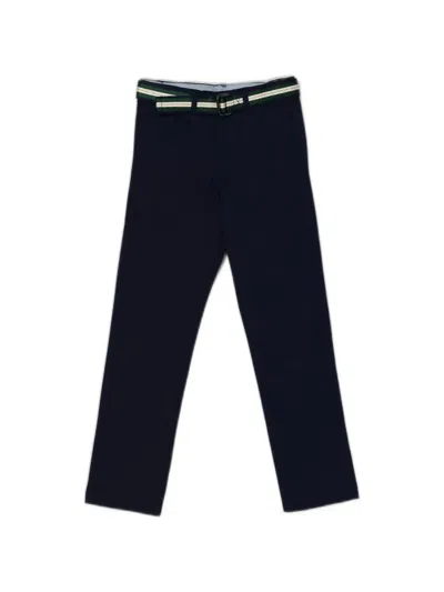 Polo Ralph Lauren Kids' Bedford Belted Chinos In Blue