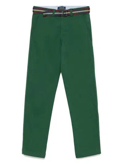 Polo Ralph Lauren Kids' Bedford Chinos In Green