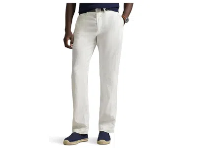 Polo Ralph Lauren Bedford Classic Fit Linen Cotton Pants In White