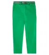 Polo Ralph Lauren Skinny Fit Flex Abrasion Twill Trouser In Green