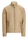 Polo Ralph Lauren Reversible Light Brown Jacket With Signature Polo Pony Motif In Brown
