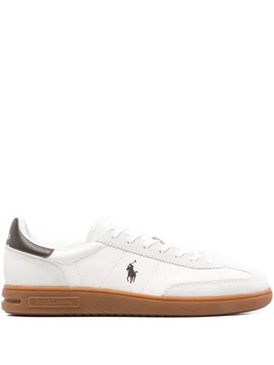 Polo Ralph Lauren Bedford Polo Pony Sneakers In White