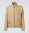 Polo Ralph Lauren Reversible Light Brown Jacket With Signature Polo Pony Motif In Beige
