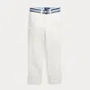 Polo Ralph Lauren Kids' Bedford Slim Fit Flex Abrasion Pant In Deckwash White
