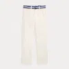 Polo Ralph Lauren Kids' Bedford Slim Fit Flex Abrasion Pant In Deckwash White