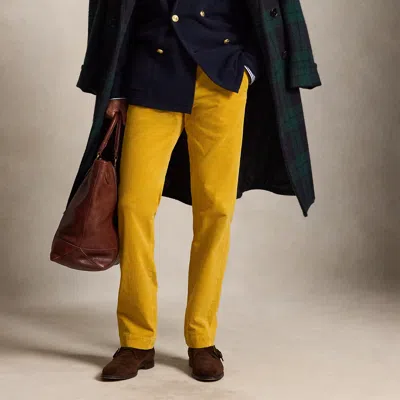 Polo Ralph Lauren Bedford Straight Fit Corduroy Pant In Charles Yellow