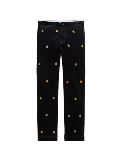 Polo Ralph Lauren Bedford Straight Fit Corduroy Trousers In Animal Print