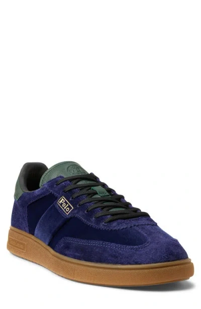 POLO RALPH LAUREN POLO RALPH LAUREN BEDFORD SUEDE & VELVET SNEAKER