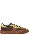 Polo Ralph Lauren Bedford Suede Side Stripes Trainer In Multi